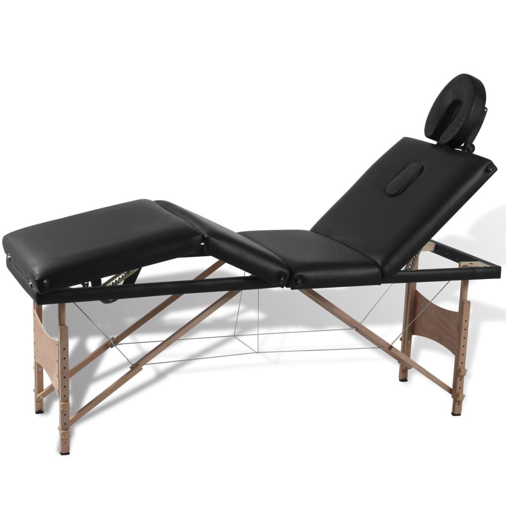 Table de massage pliante Prestige Bois Noir