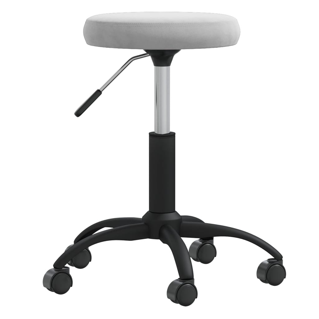 Tabouret de massage Velours Gris Clair