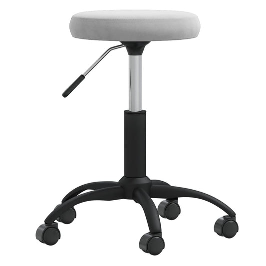Tabouret de massage Velours Gris Clair
