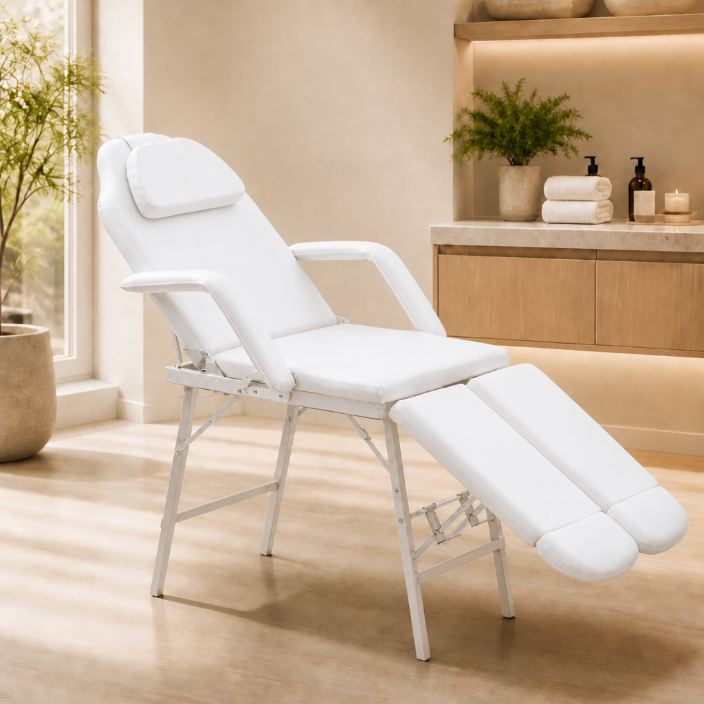 Fauteuil de soins visage Prestige Blanc