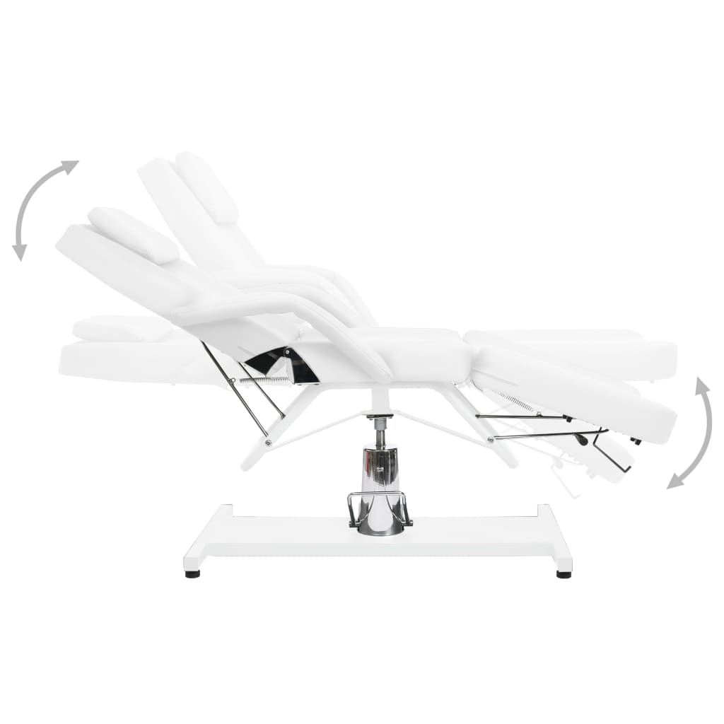 Table de massage fixe inclinable Signature Blanc