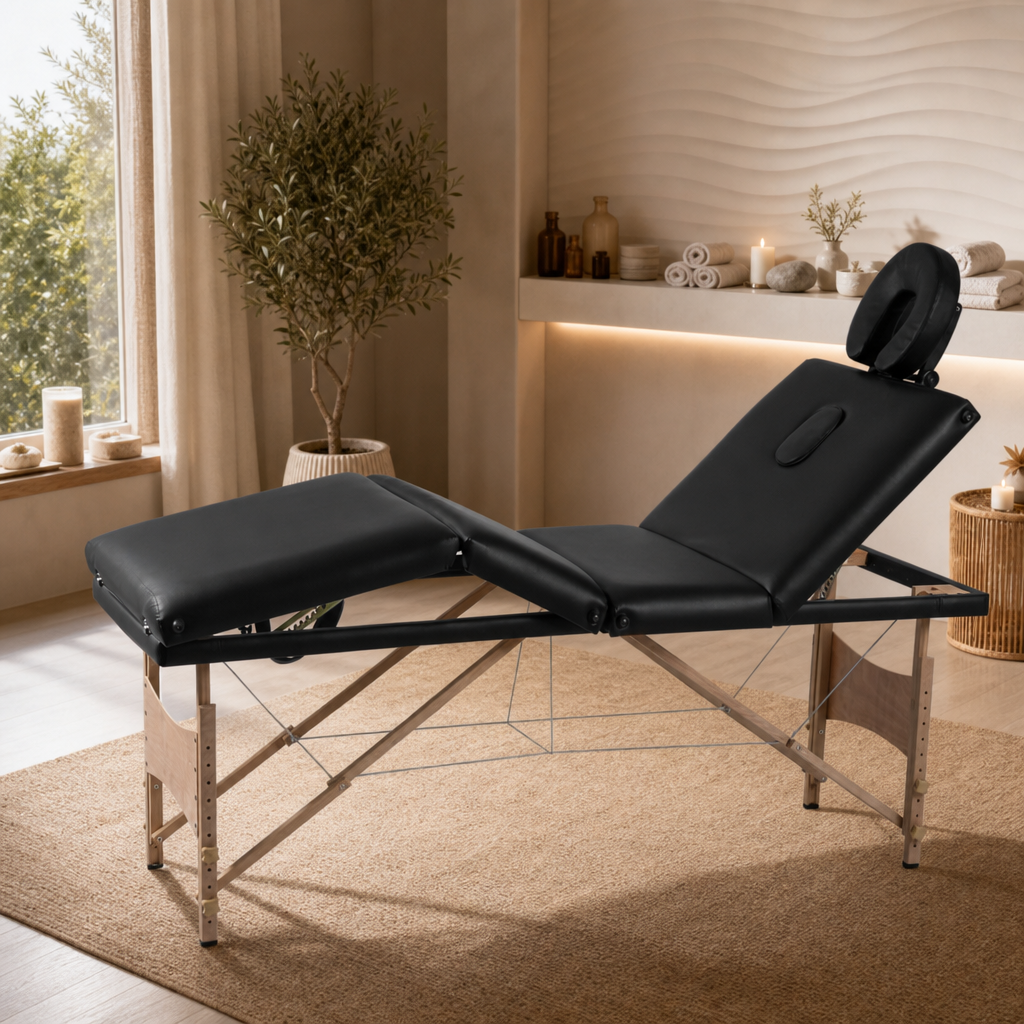 Table de massage pliante Prestige Bois Noir