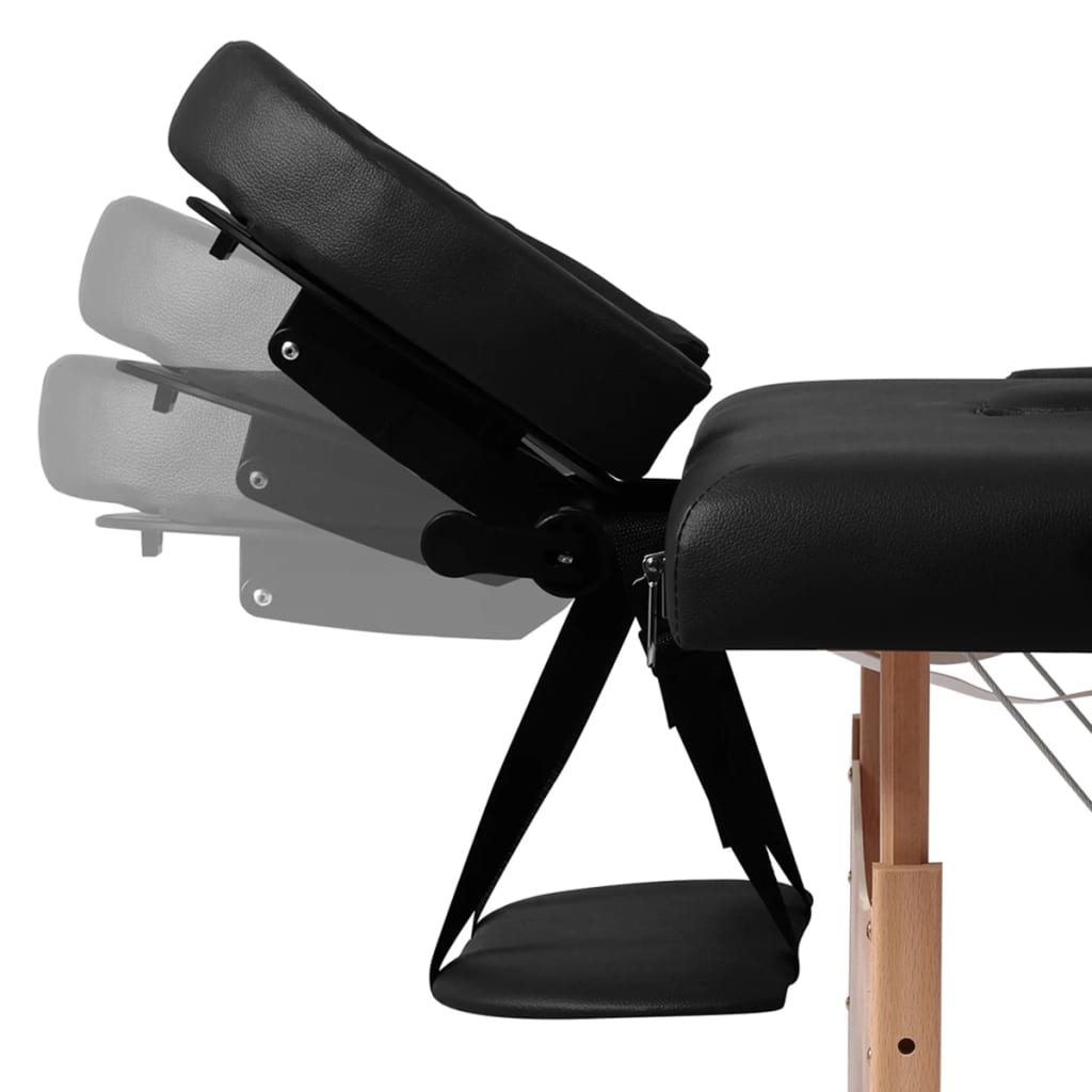 Table de massage pliante Essentiel Bois Noir
